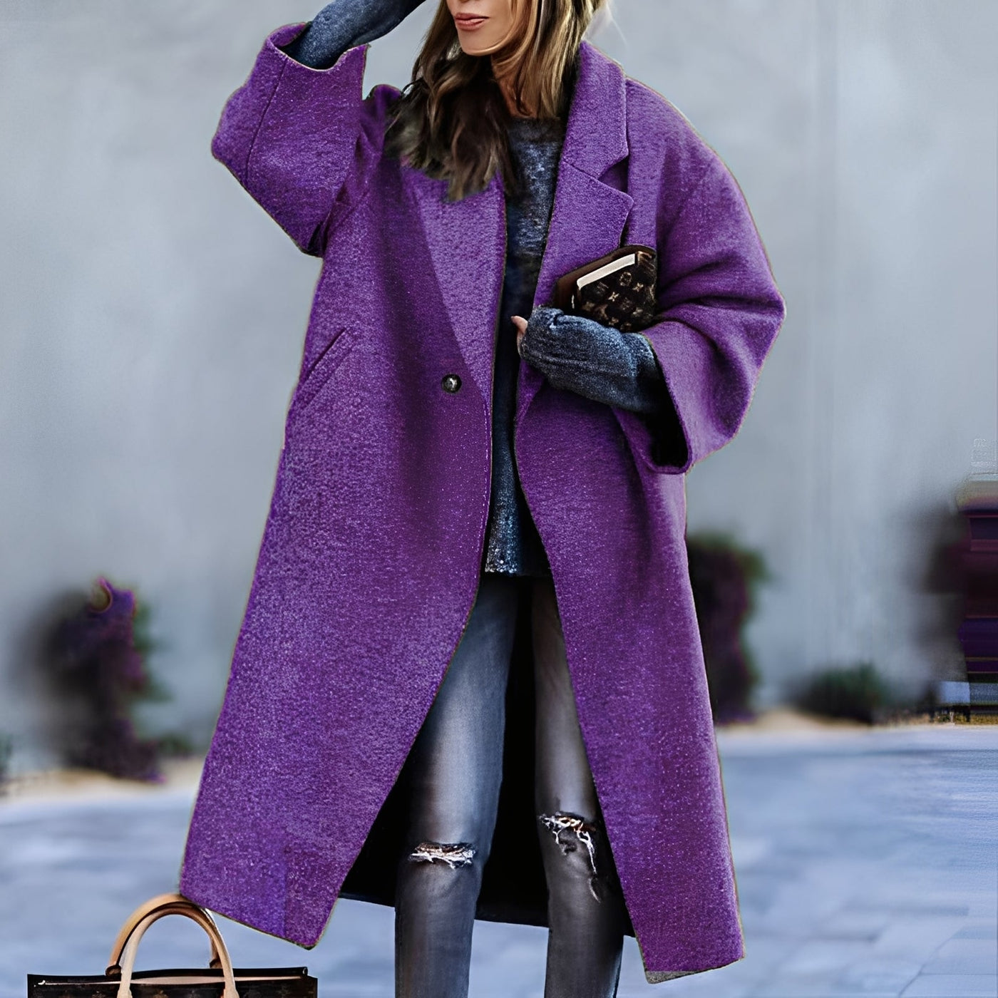 Haylie - Elegante, clásica, chaqueta suelta para mujeres