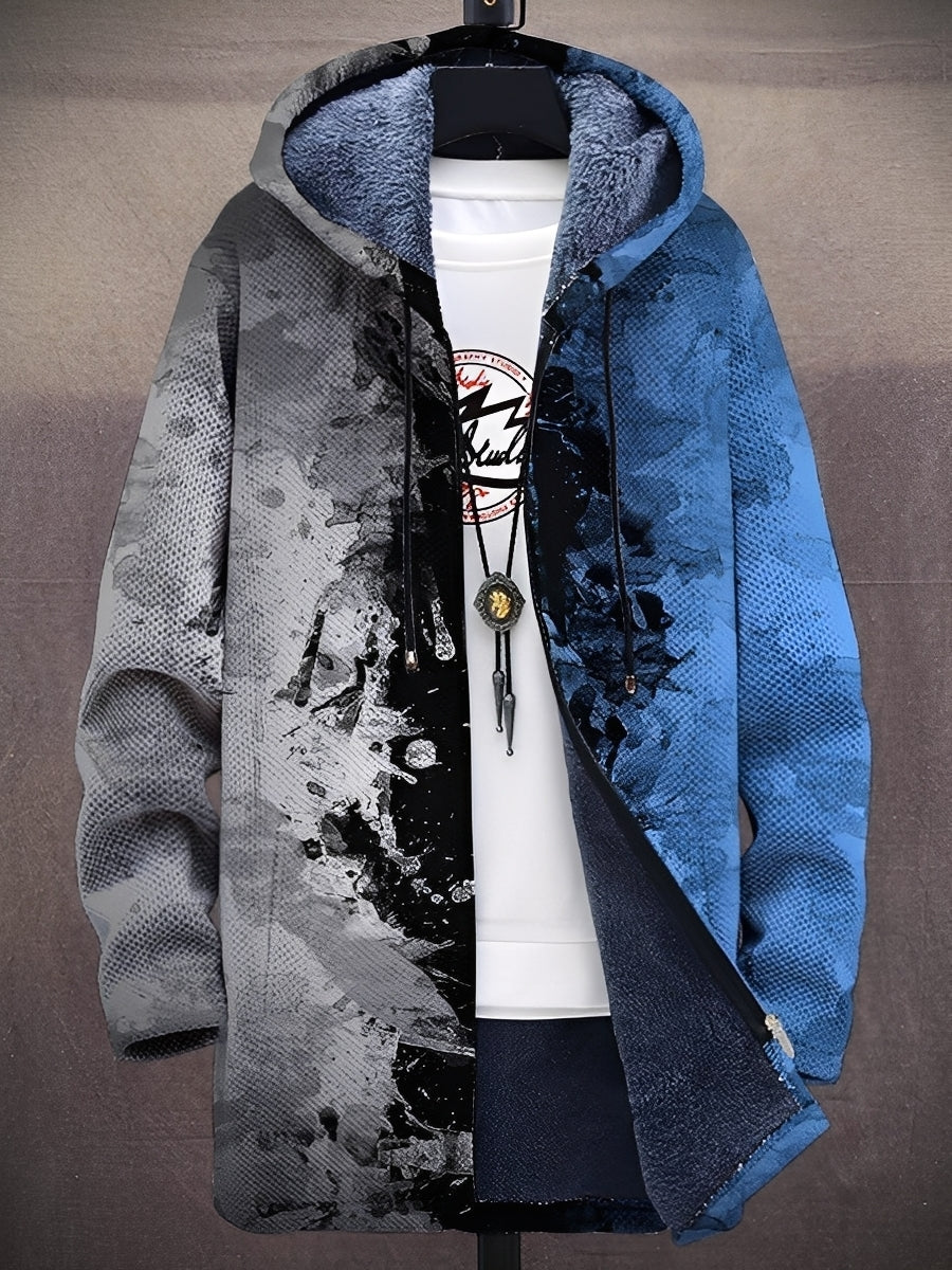 Trenton - Elegante chaqueta con capucha impresa para hombres
