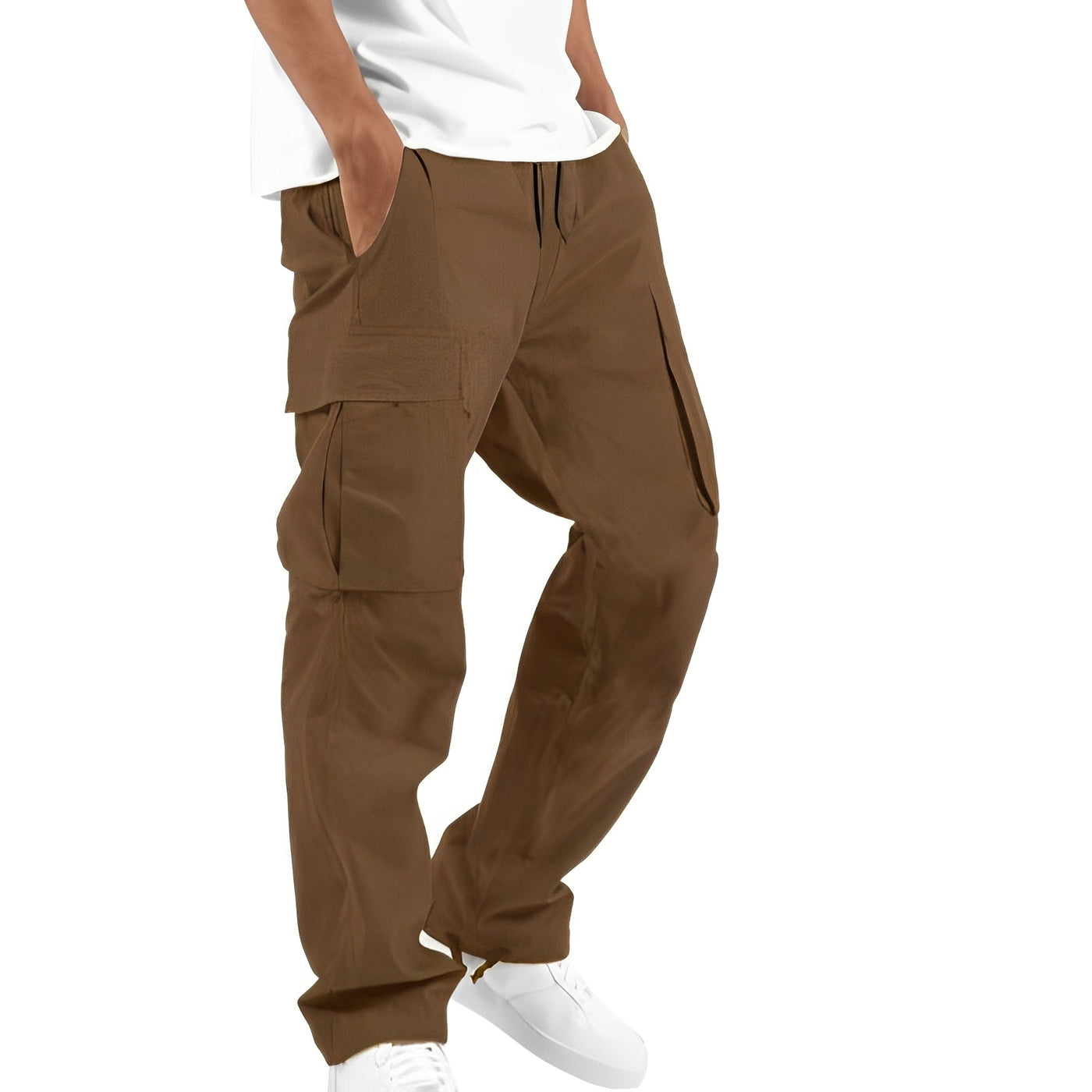 Gresham - Cómodo, ancho pantalón cargo para hombres