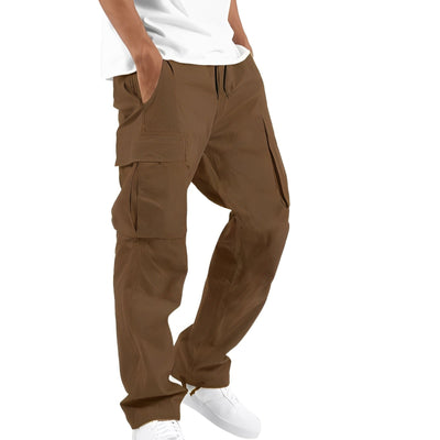 Gresham - Cómodo, ancho pantalón cargo para hombres