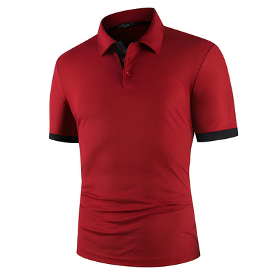 Lloyd - Camiseta Polo de Manga Corta Casual para Hombres