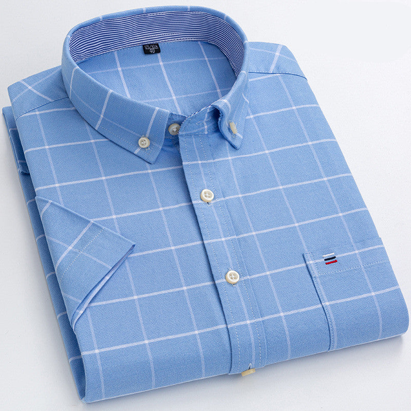 Desmond - Camisa suave y casual con bolsillo en el pecho para hombres