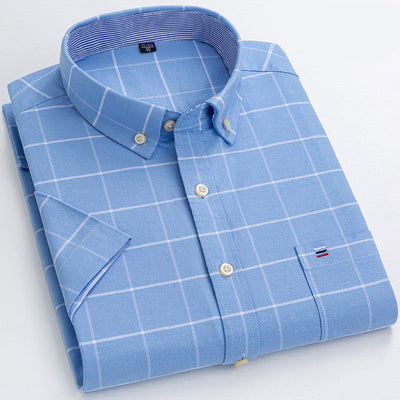 Desmond - Camisa suave y casual con bolsillo en el pecho para hombres