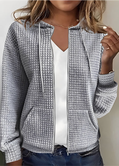 Katherine - Cardigan elegante con capucha y bolsillos para mujeres