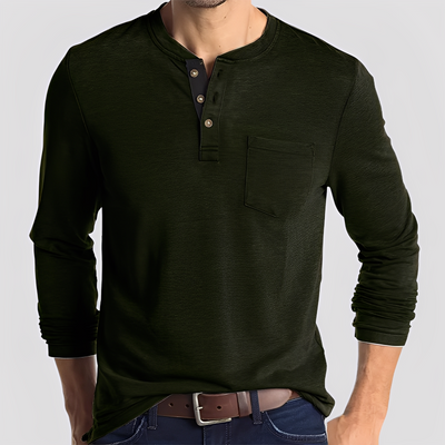 Dashiell - Camisa Casual de Manga Larga para Hombres