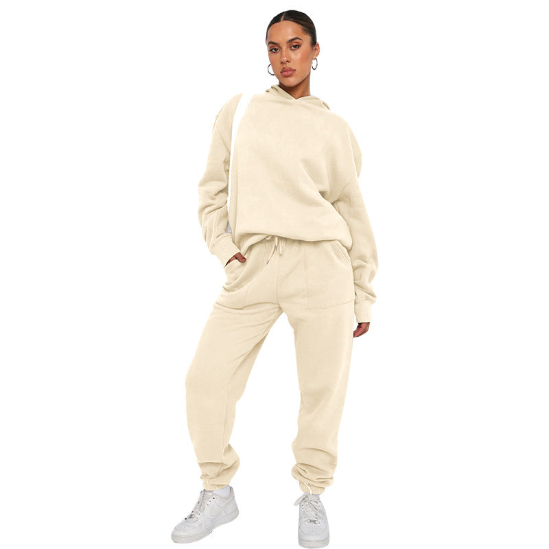 Minerva - Conjunto de chándal casual con capucha para mujeres