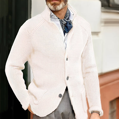 Kayden - Chaqueta de Punto con Cuello Alto y Estilo para Hombres