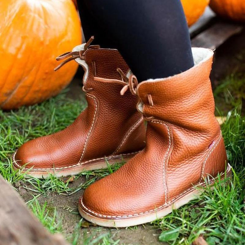 Asami - Botas impermeables con forro de lana para mujer