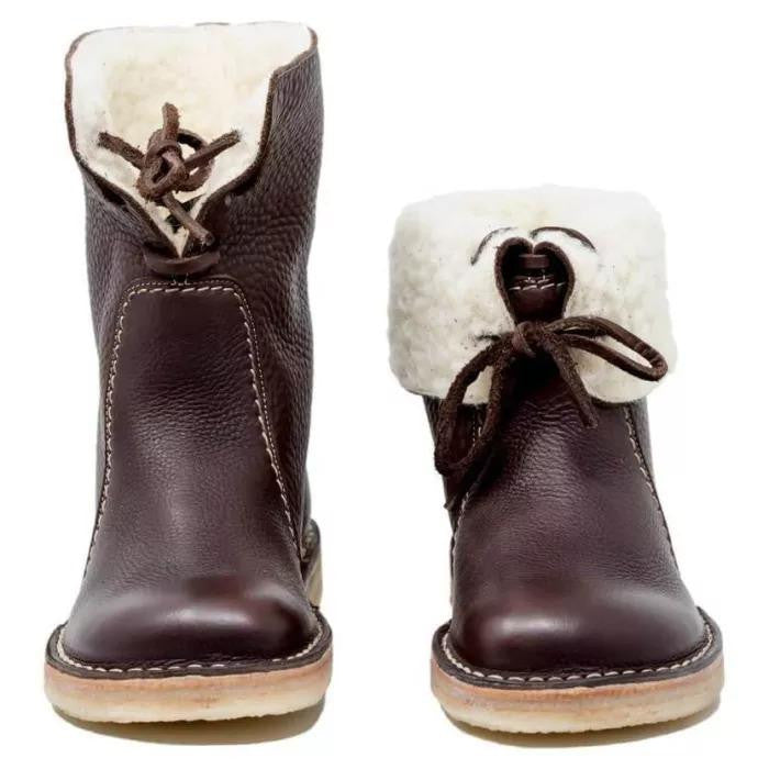 Asami - Botas impermeables con forro de lana para mujer