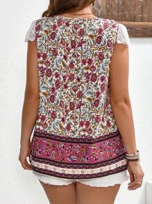 Latrice - Vestido casual de playa con estampado floral