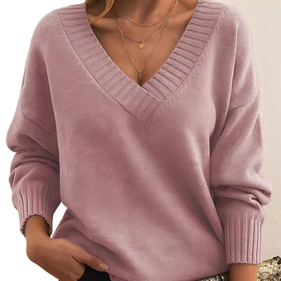 Merideth - Simple, versátil suéter para mujeres