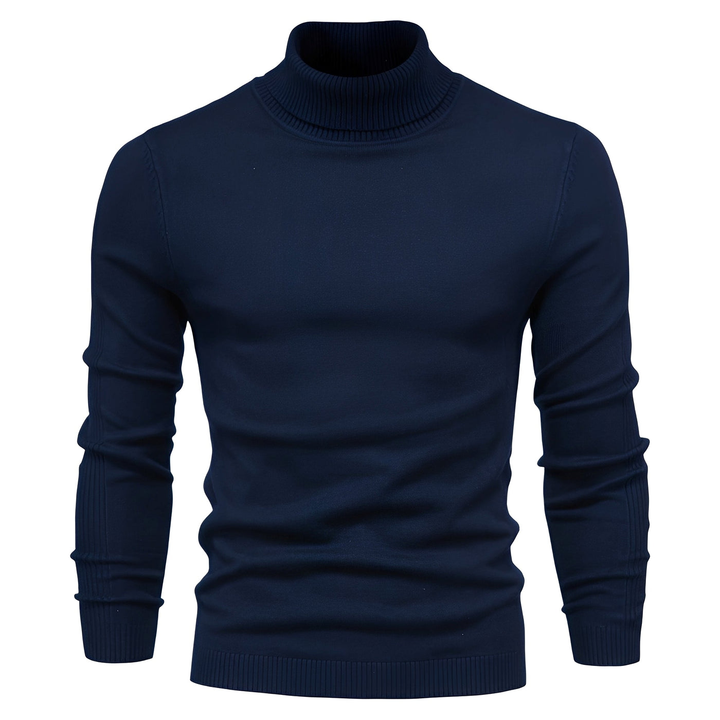 Jonah - Sencillo suéter de cuello alto para hombres