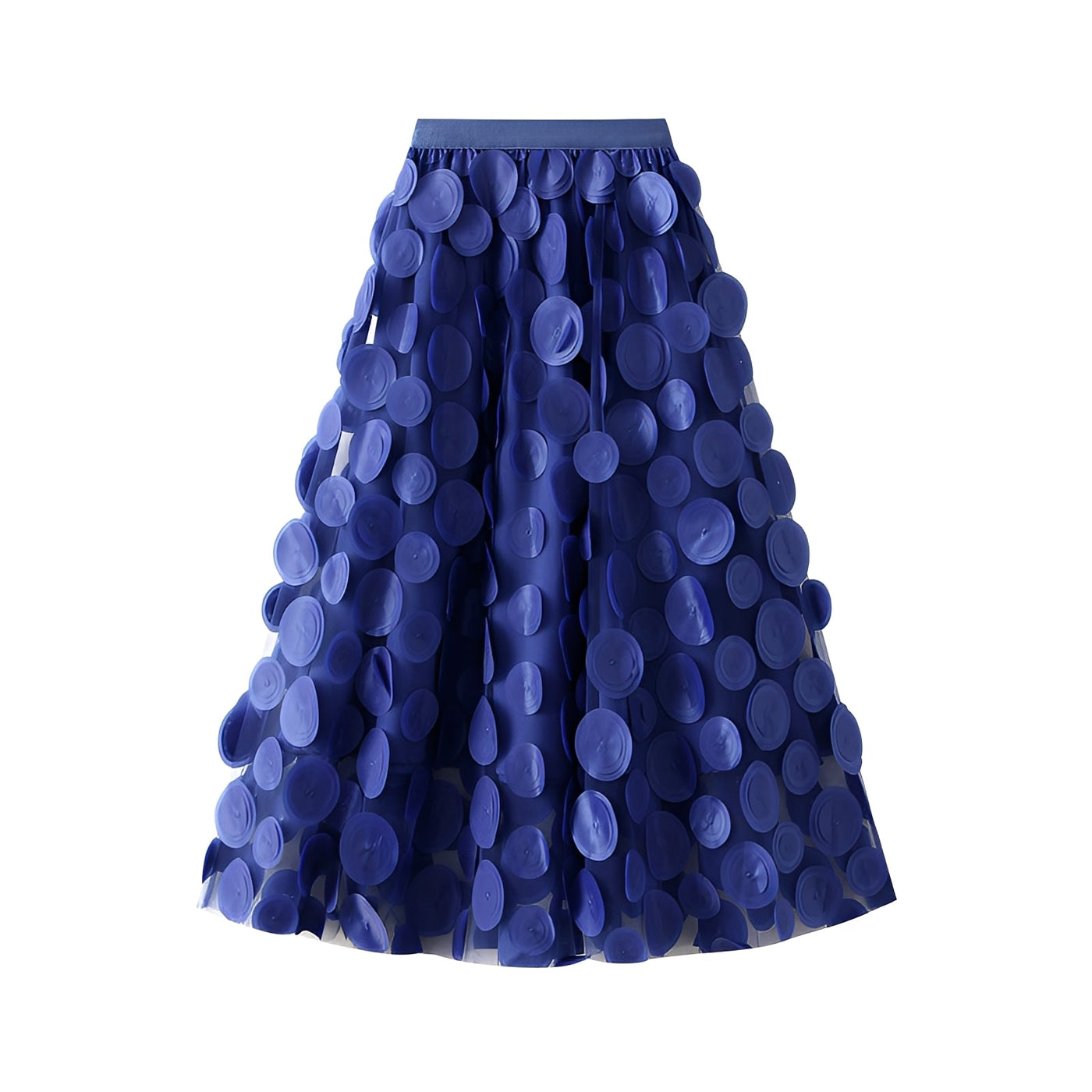 Salome - Elegante falda con puntos para mujeres