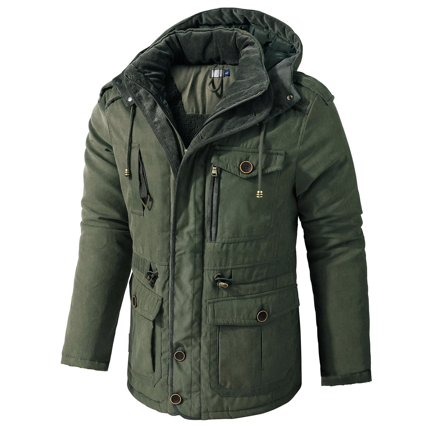 Daniel - Chaqueta de invierno gruesa con capucha para hombres