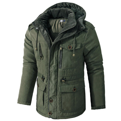 Daniel - Chaqueta de invierno gruesa con capucha para hombres