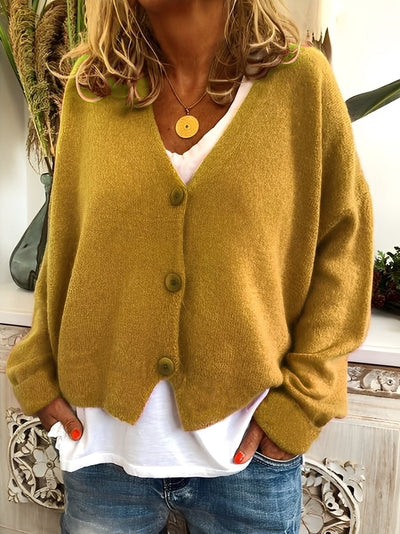Deena - Cárdigan casual, suelto y cálido para mujeres