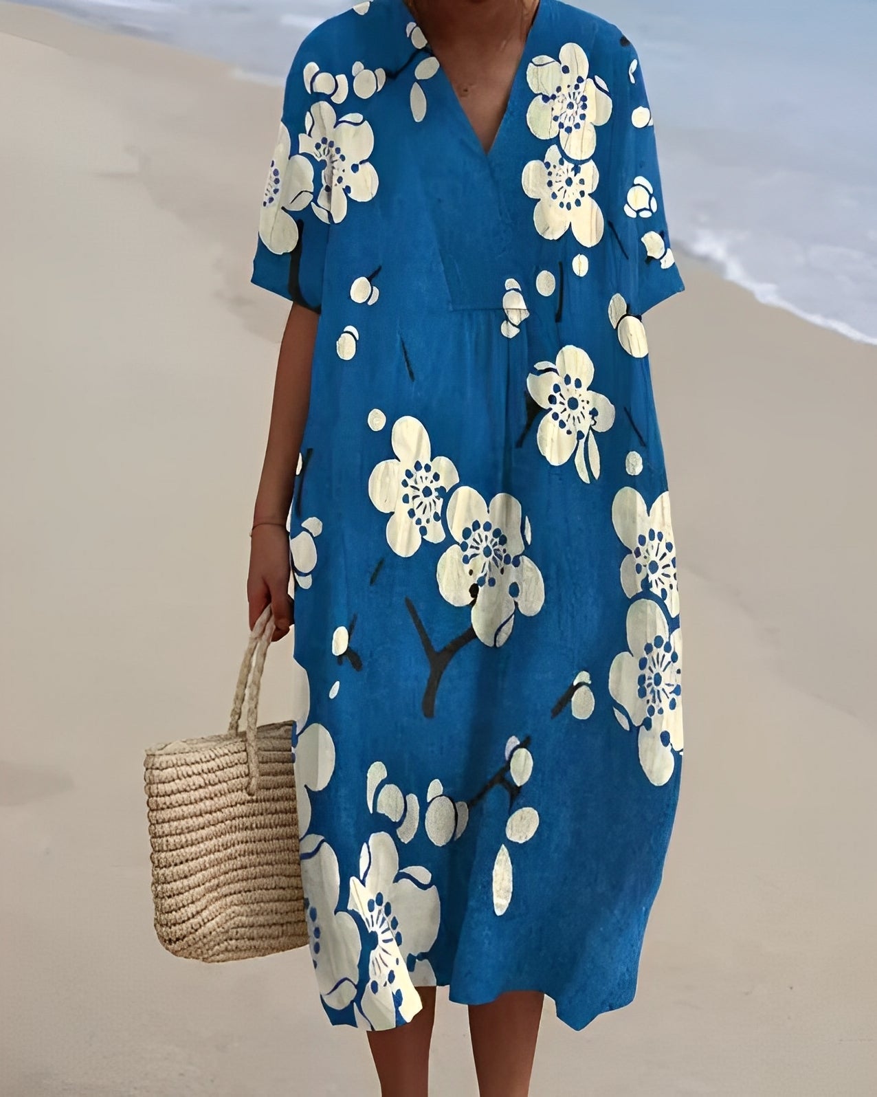 Romilly - Vestido de verano con estampado colorido para mujeres