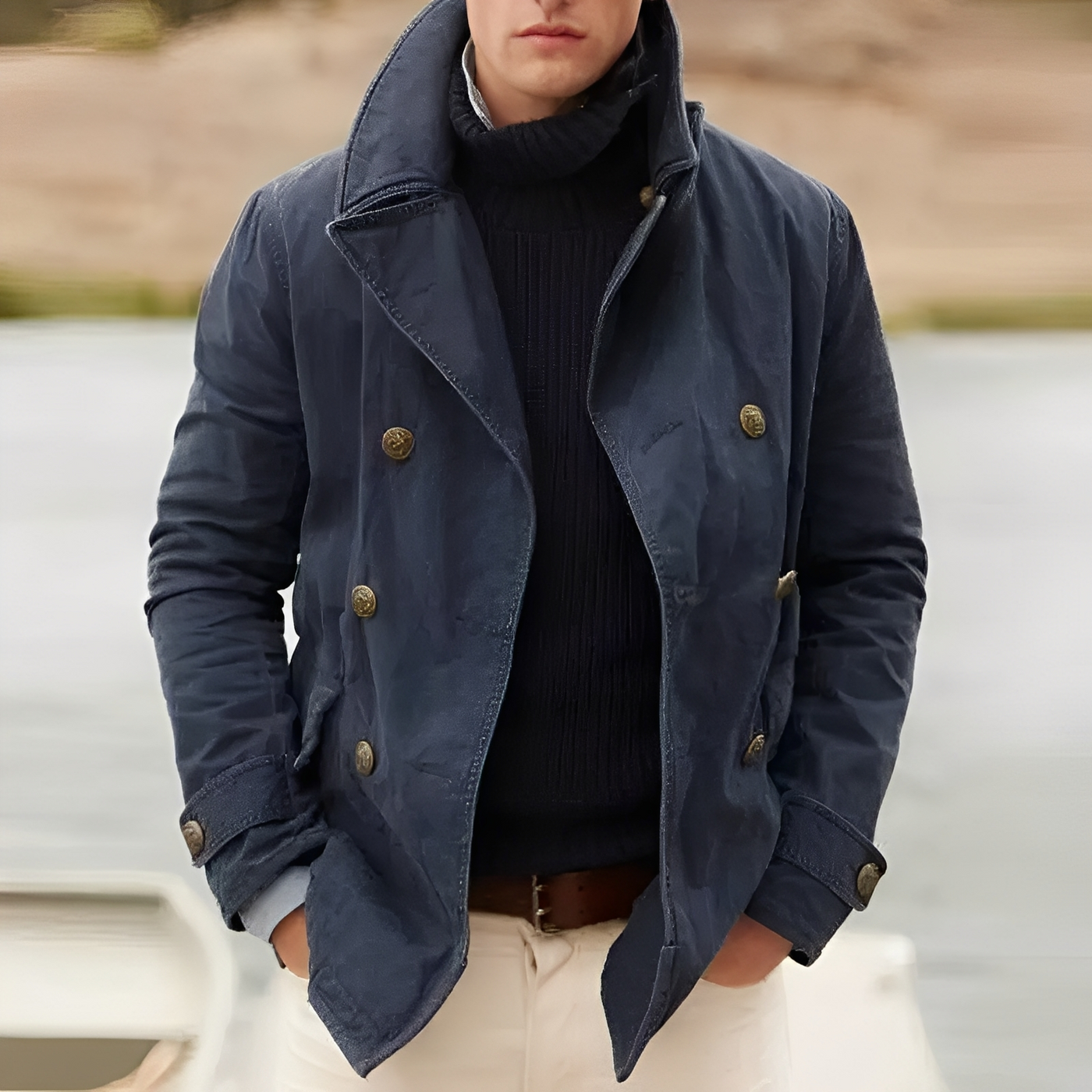Jerome - Elegante, gruesa chaqueta para hombres