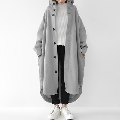 Jennica - Trenchcoat largo y holgado para mujeres