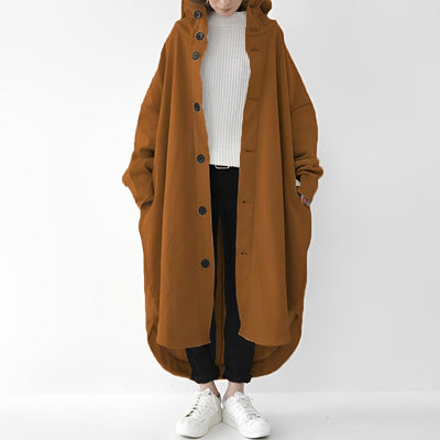 Jennica - Trenchcoat largo y holgado para mujeres