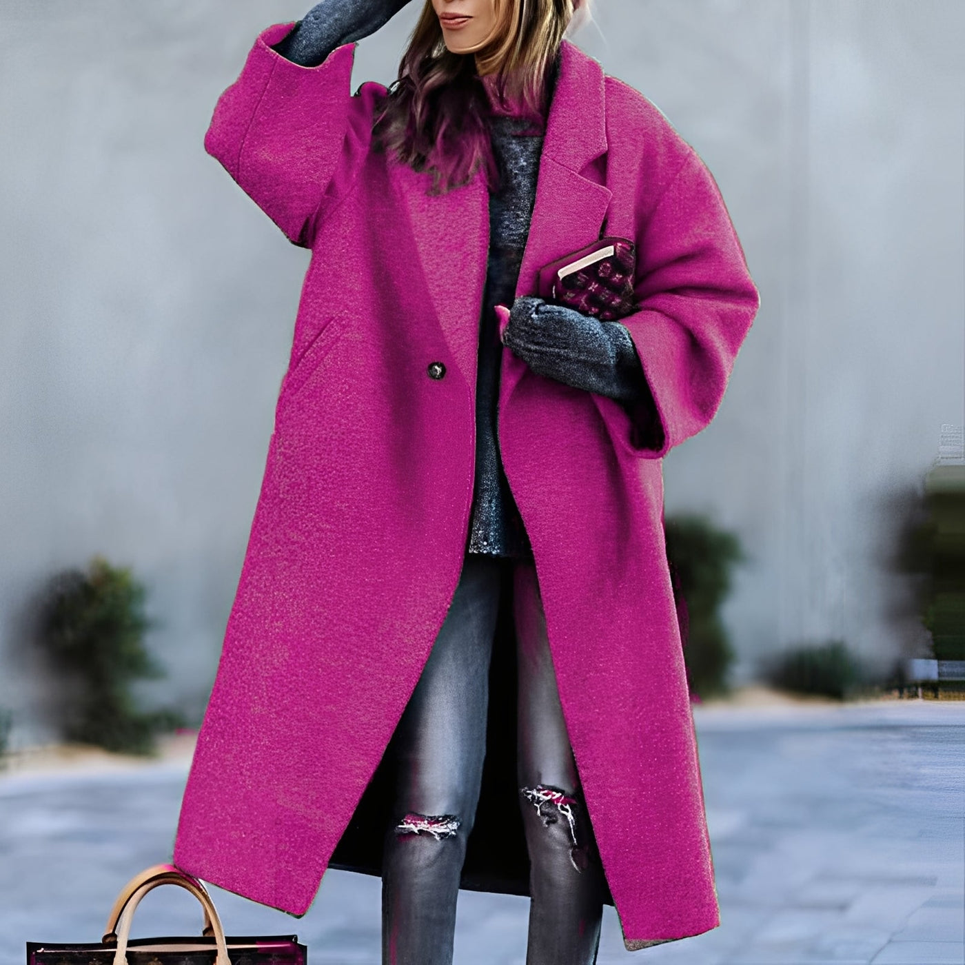 Haylie - Elegante, clásica, chaqueta suelta para mujeres