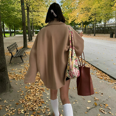 Verity - Abrigo oversized con doble botonadura para mujeres
