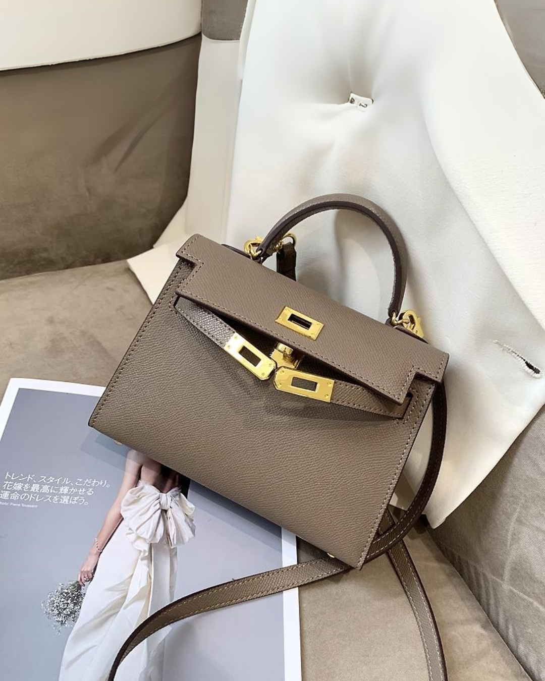 Sabina - Elegante & Compacta Cartera de Cuero