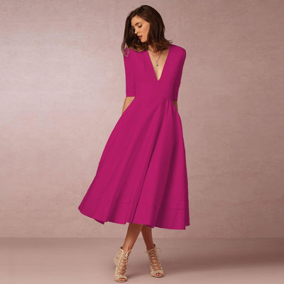 Sharise - Vestido Casual con Escote en V para Damas