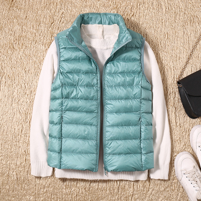 Azalea - Casual, ligera, acolchada chaqueta de plumas para mujeres