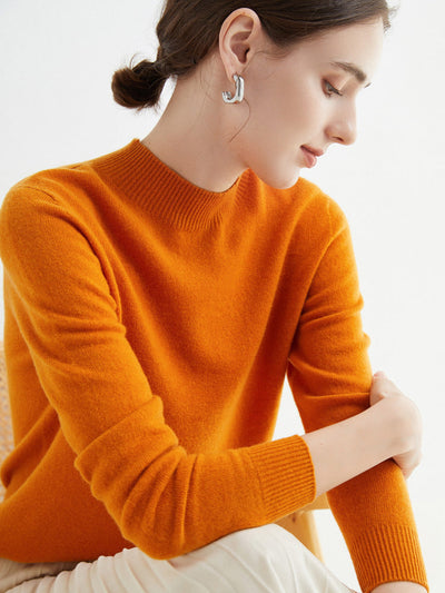 Rhoda - Sencillo suéter de cashmere para mujeres