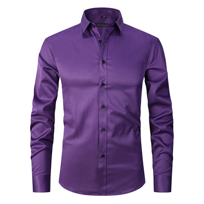 Ronan - Camisa de negocios formal de manga larga para hombres
