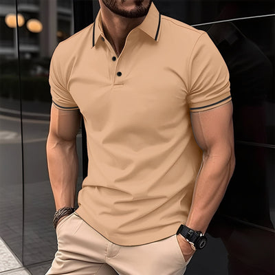 Mervyn - Camiseta polo deportiva de manga corta casual para hombres