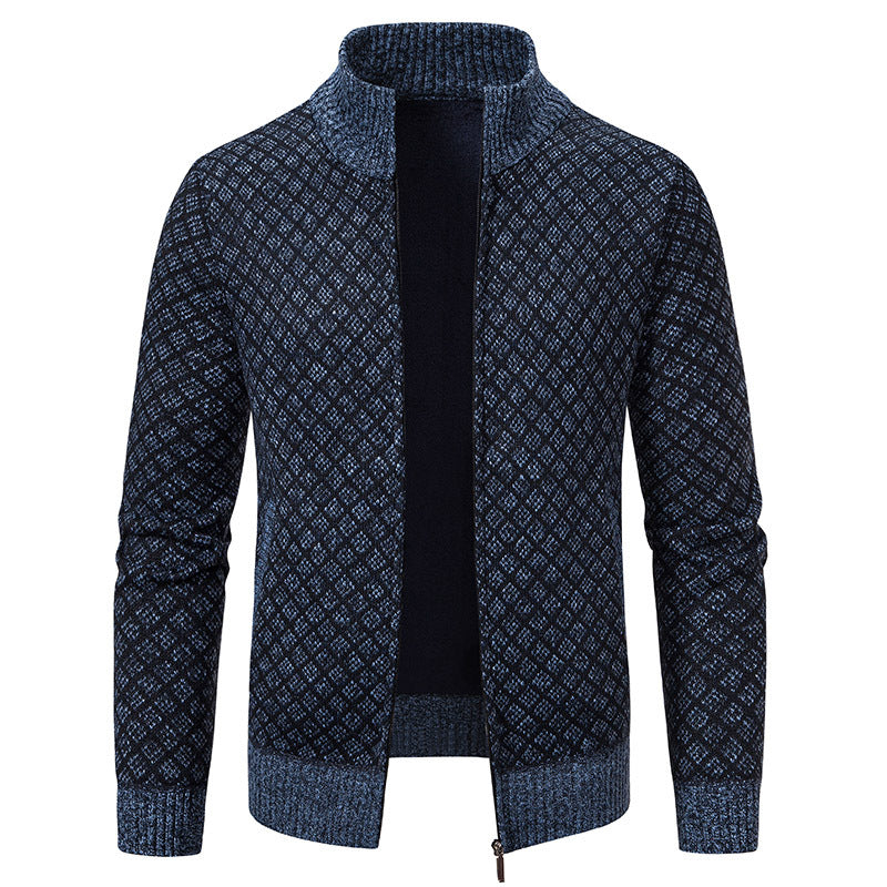 Gerald - Elegante chaqueta de cuadros con cremallera para hombres