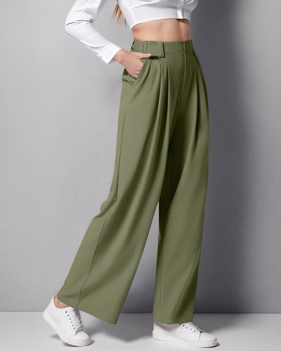 Montana - Pantalón recto elástico para mujer