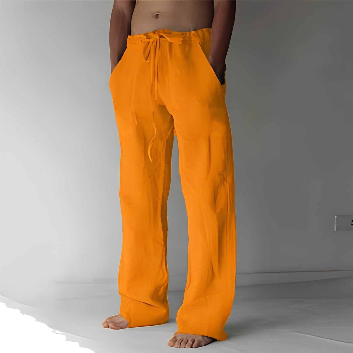Wilmer - Pantalón Casual de Lino para Hombres