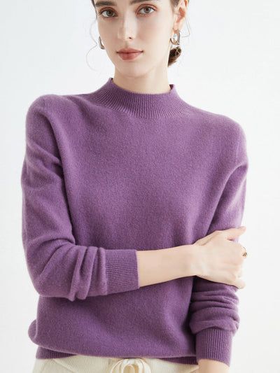Rhoda - Sencillo suéter de cashmere para mujeres