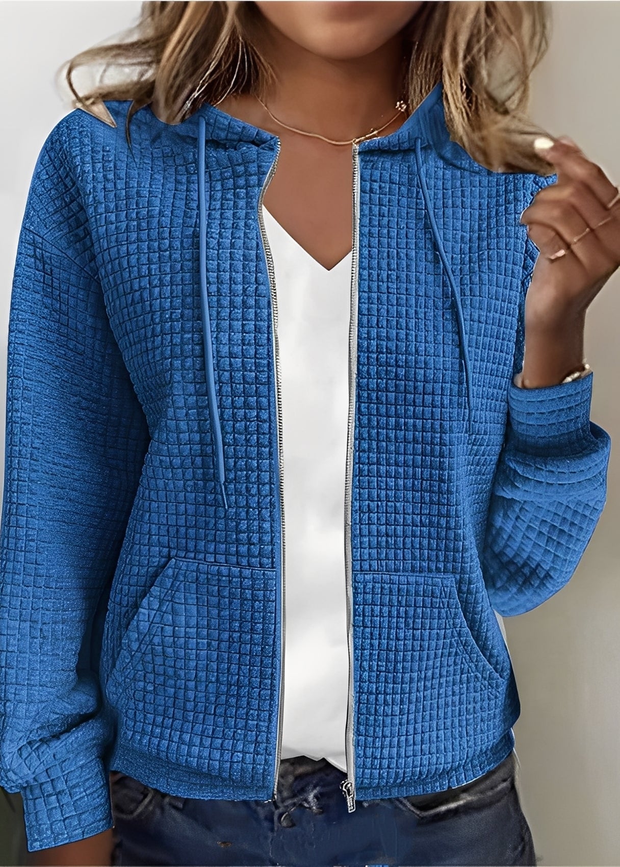 Katherine - Cardigan elegante con capucha y bolsillos para mujeres