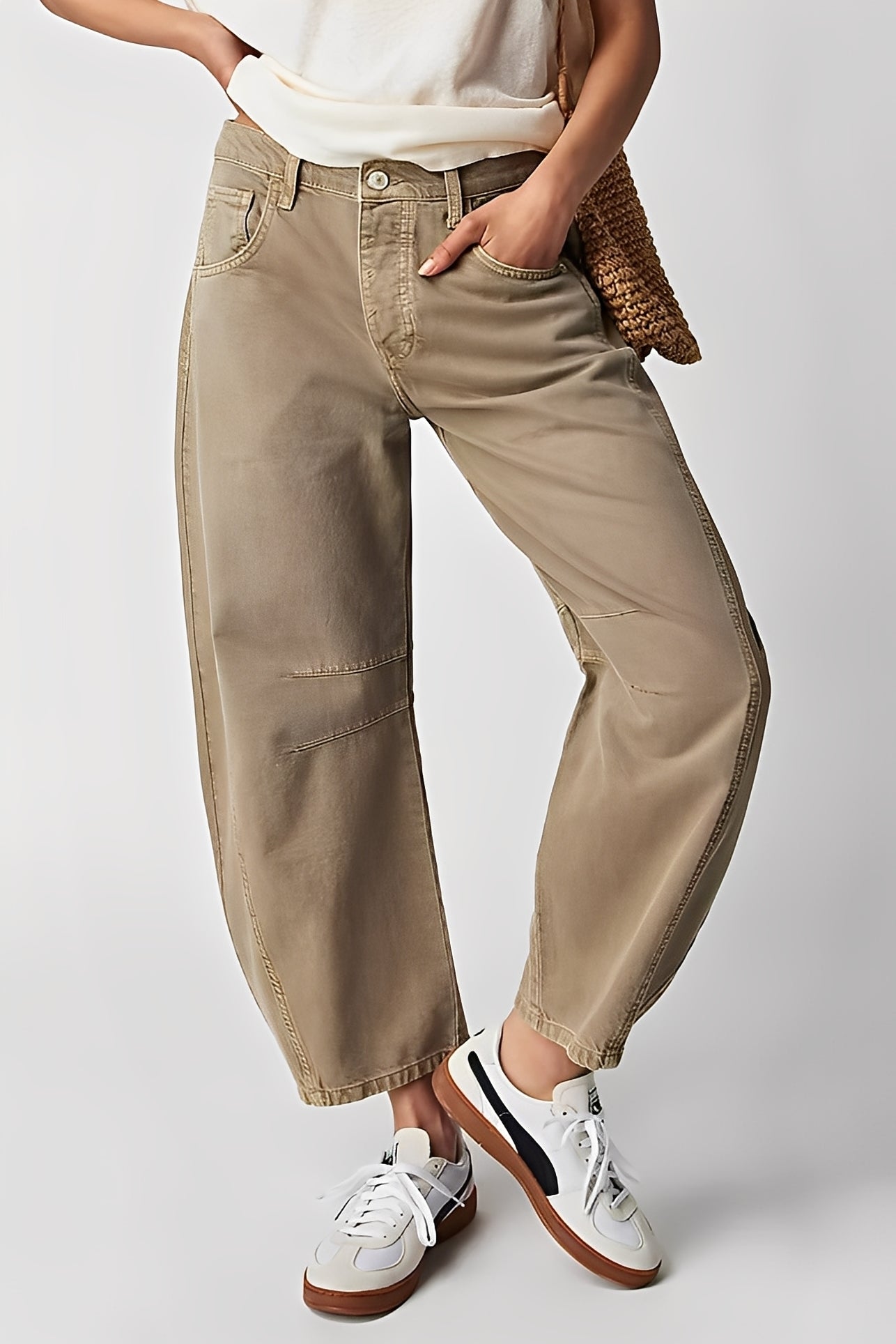 Jocelyn - Jeans casuales y anchos para mujeres