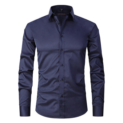 Ronan - Camisa de negocios formal de manga larga para hombres