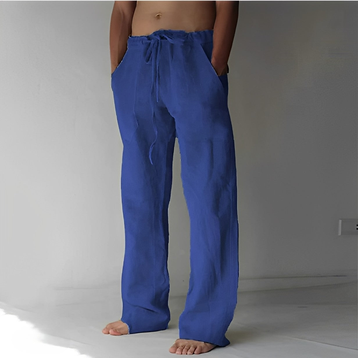 Wilmer - Pantalón Casual de Lino para Hombres