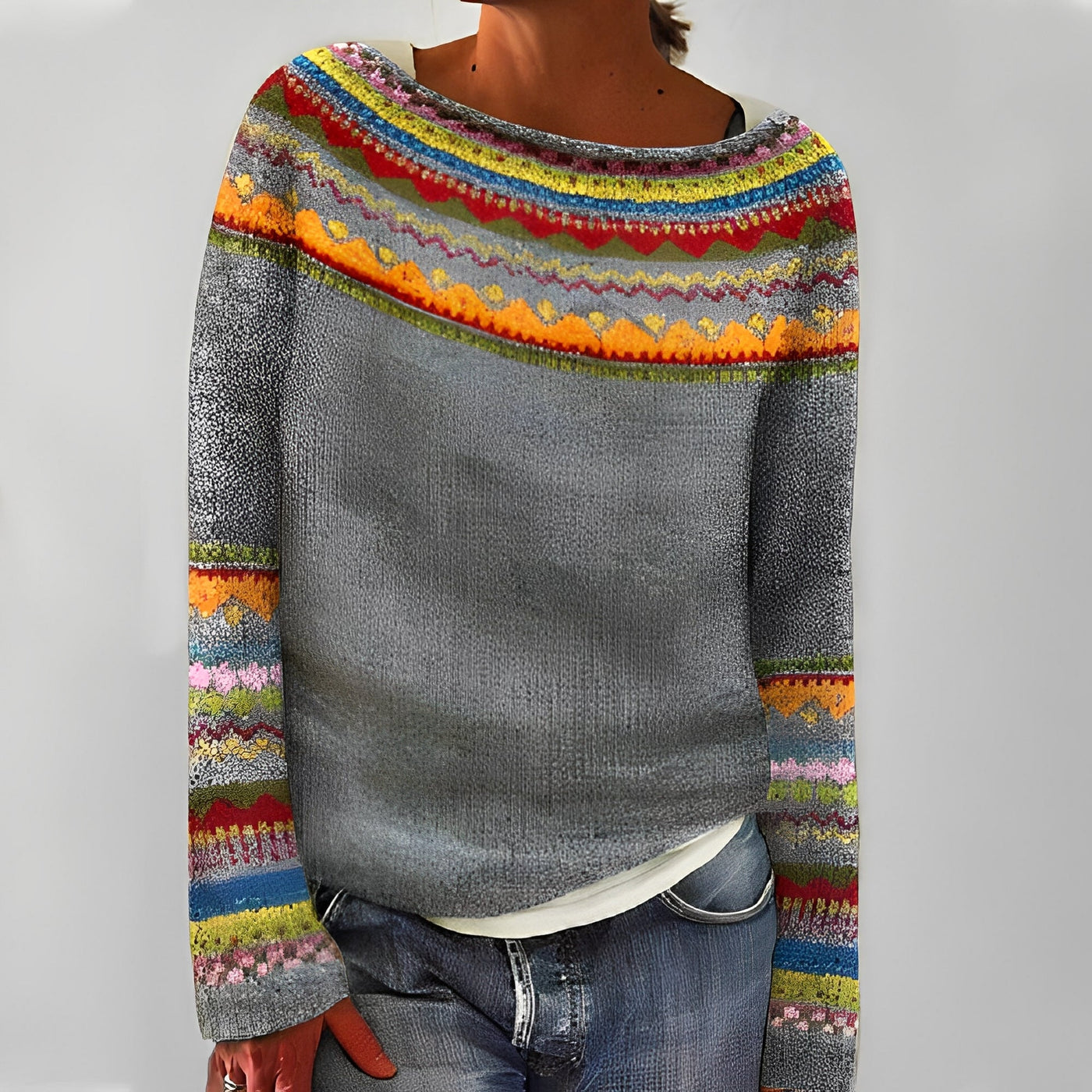 Maryann - Elegante Pullover Retro para Mujeres