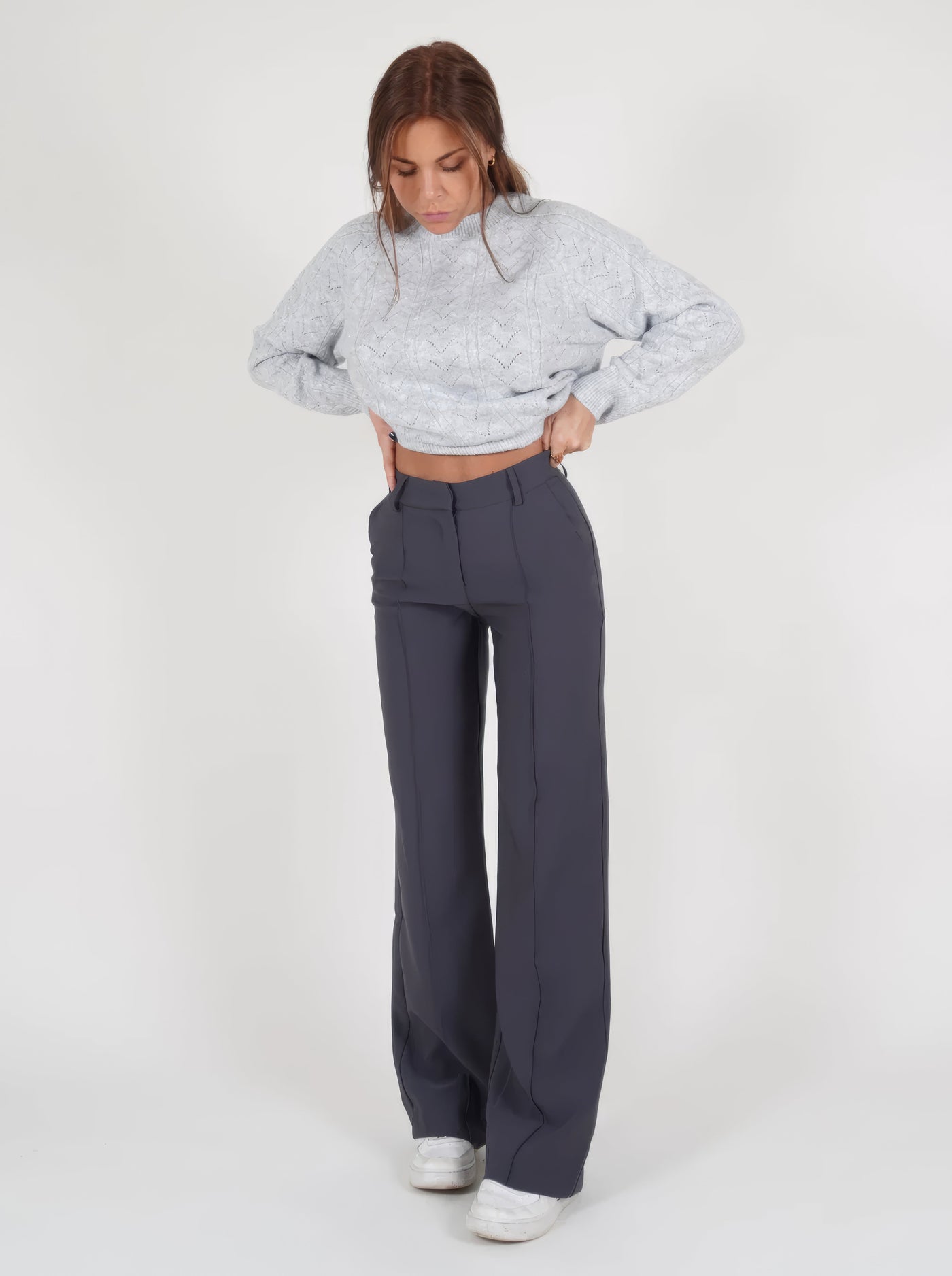 Carina - Pantalones de cintura alta Chic