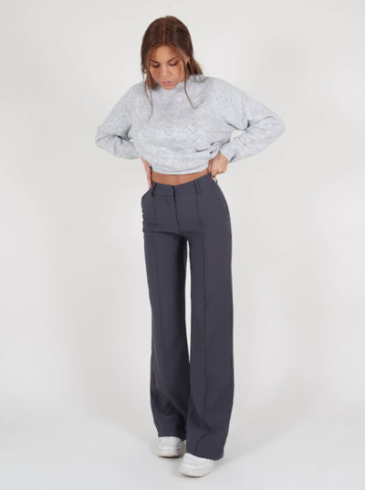 Carina - Pantalones de cintura alta Chic
