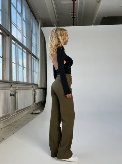 Carina - Pantalones de cintura alta Chic