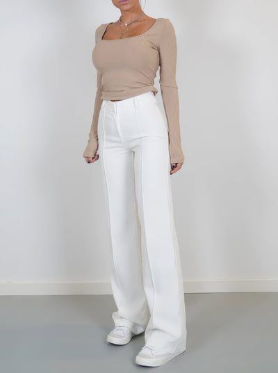 Carina - Pantalones de cintura alta Chic