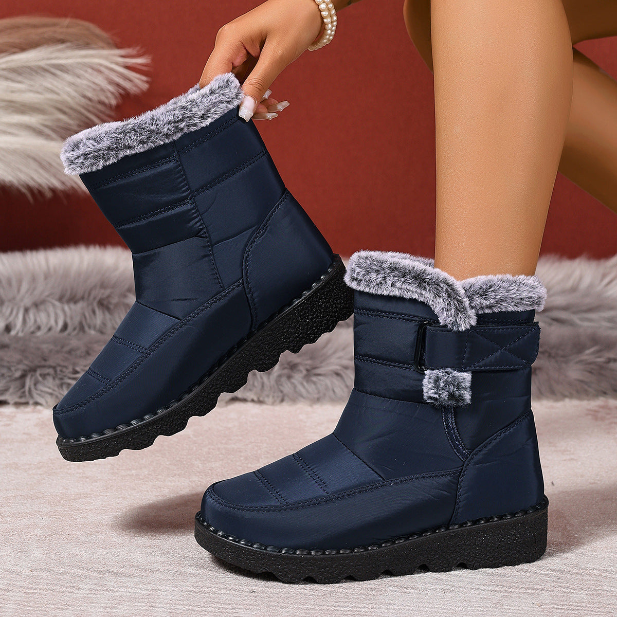 Denise - Botas de nieve impermeables para mujeres
