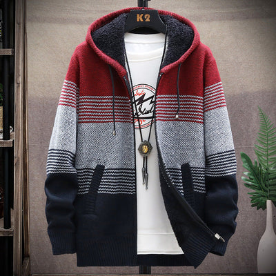 Dawson - Chaqueta larga casual con capucha para hombres