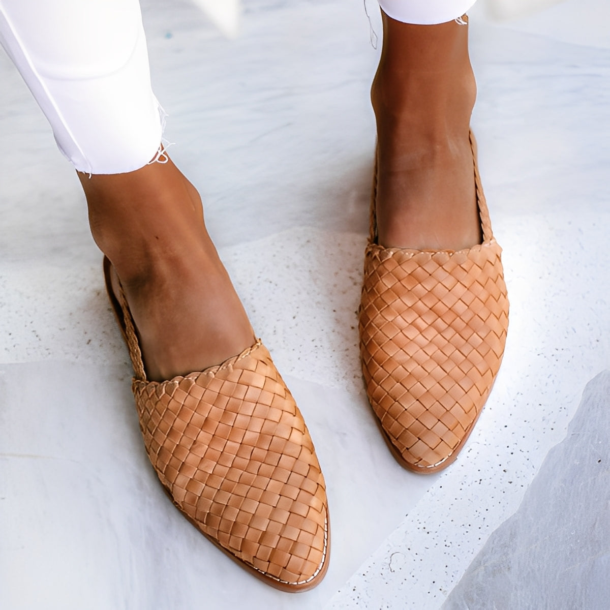 Shirley - Elegantes zapatos planos con punta para mujer
