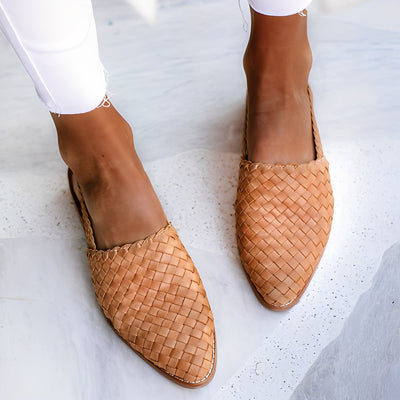 Shirley - Elegantes zapatos planos con punta para mujer