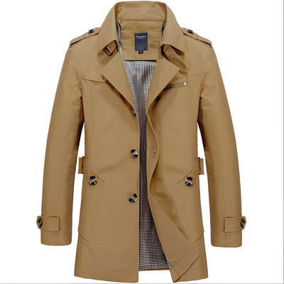 Harry - Cortavientos casual largo medio para hombres